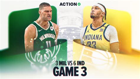 Milwaukee Bucks at Indiana Pacers Game 3 odds, picks and .
